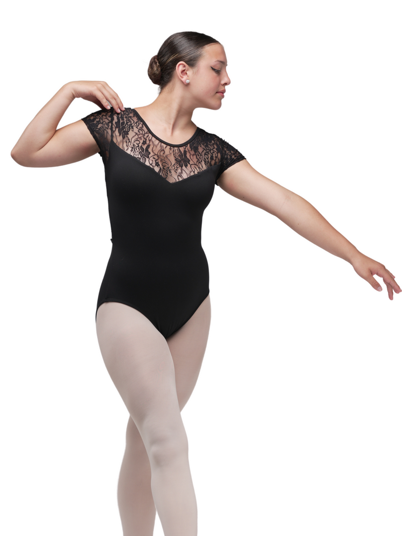 Lace Crossed Back Leotard – Stardom Dance Costumes