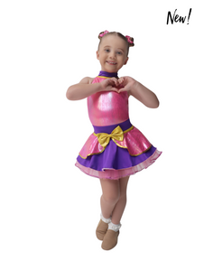 Maisie Three Piece Set (Leotard, Short, Skirt)