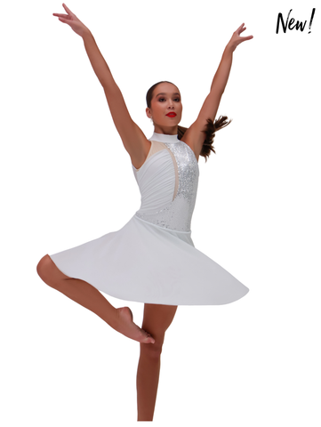white contemporary dance dress Womens Maxi Maxi Romantic Regular Waist Skirt  DANCEYM 20% Spandex Women white contemporary dance dresses