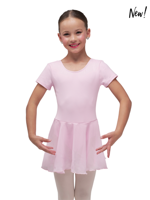 Short Sleeve Skirted Leotard