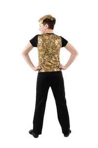 Boys Blackout Gold T-Shirt - Stardom Dance Costumes