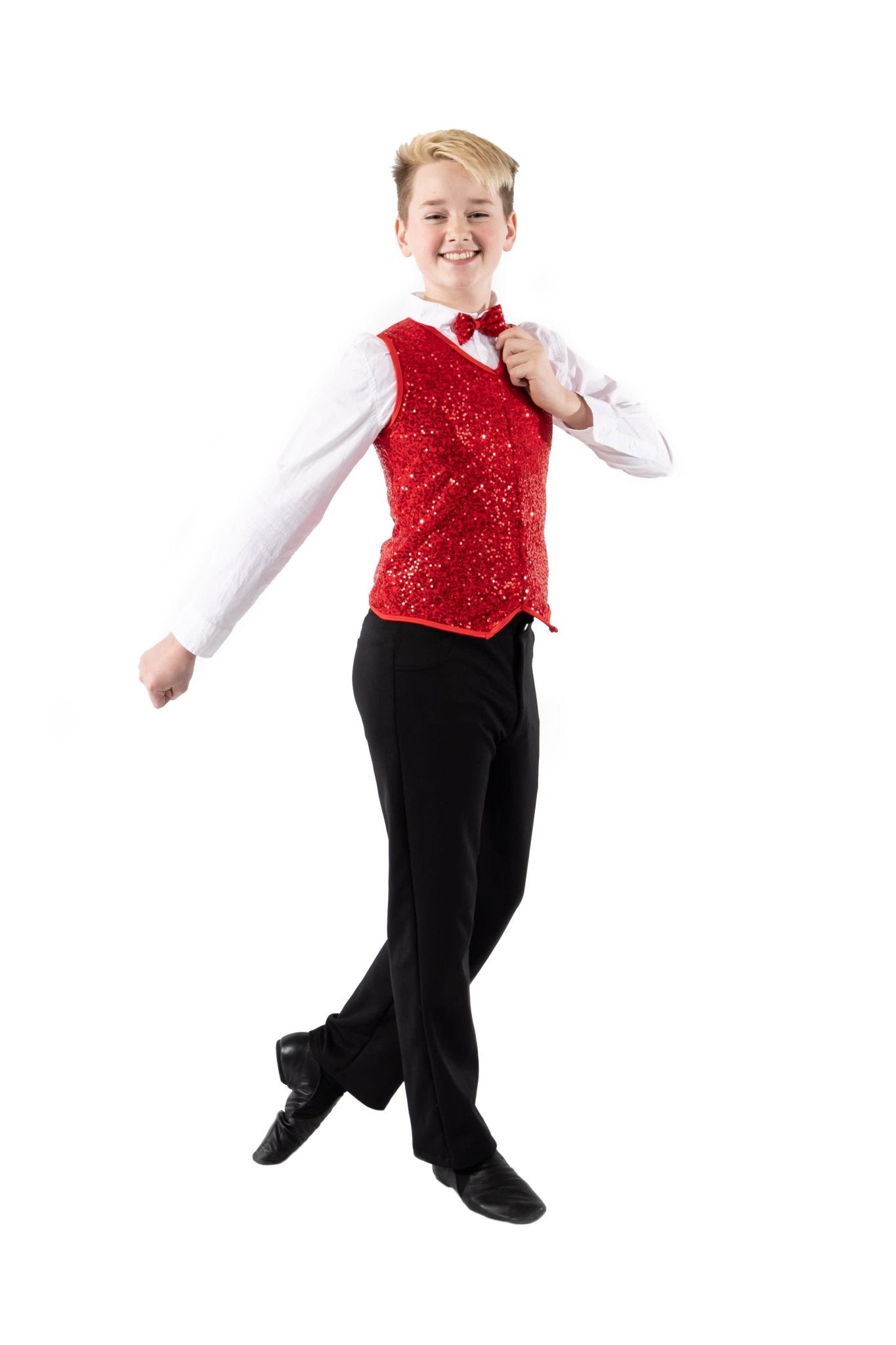 Boys Red Sequin Vest – Stardom Dance Costumes